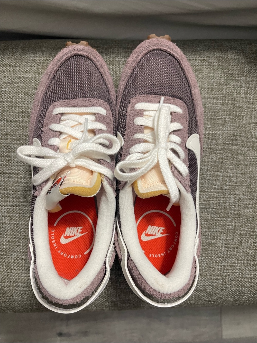 Nike Lavender & White Retro Runner Sneakers